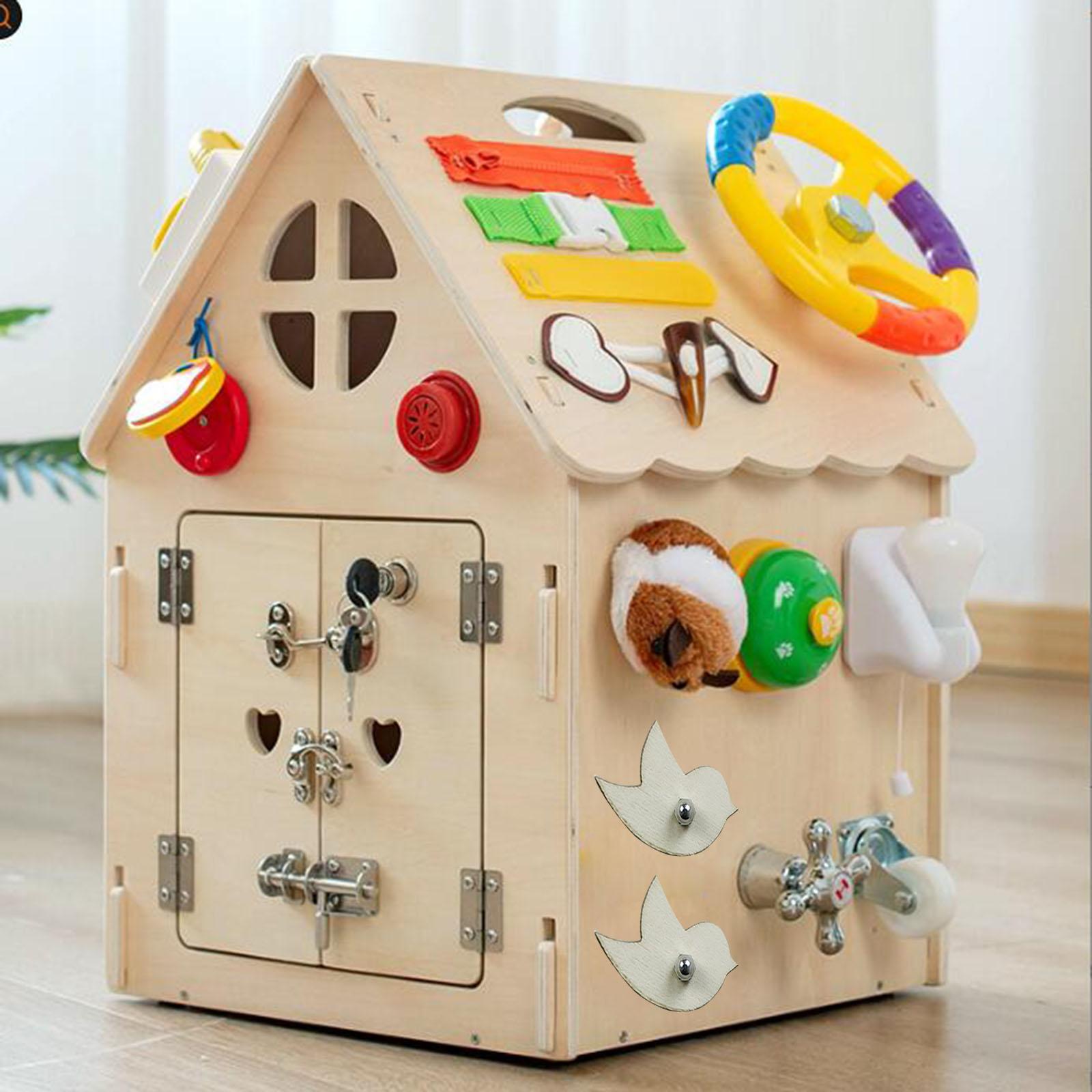 Montessori Wooden Busy Board Toddler - Montessori Busy Board Material Wooden Sensory