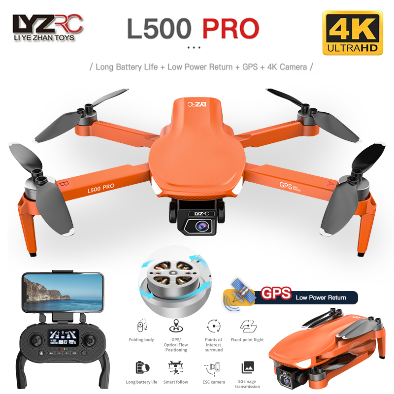 L500 PRO GPS Drone 4K Profesio - Fpv Brushless Rc Drone 4K recension och pris