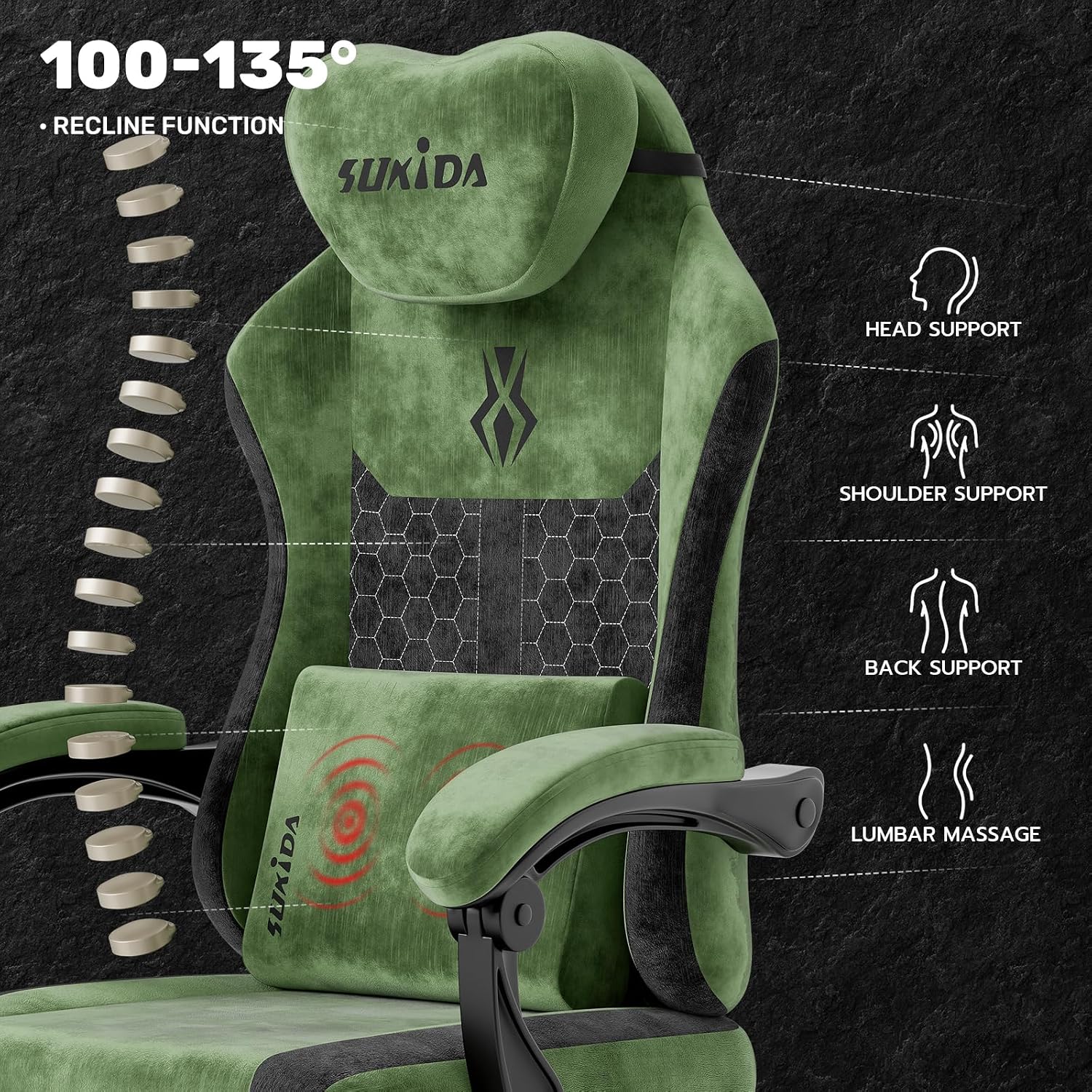 Fabric Video Gaming Chair, Erg - Video Games recension och pris