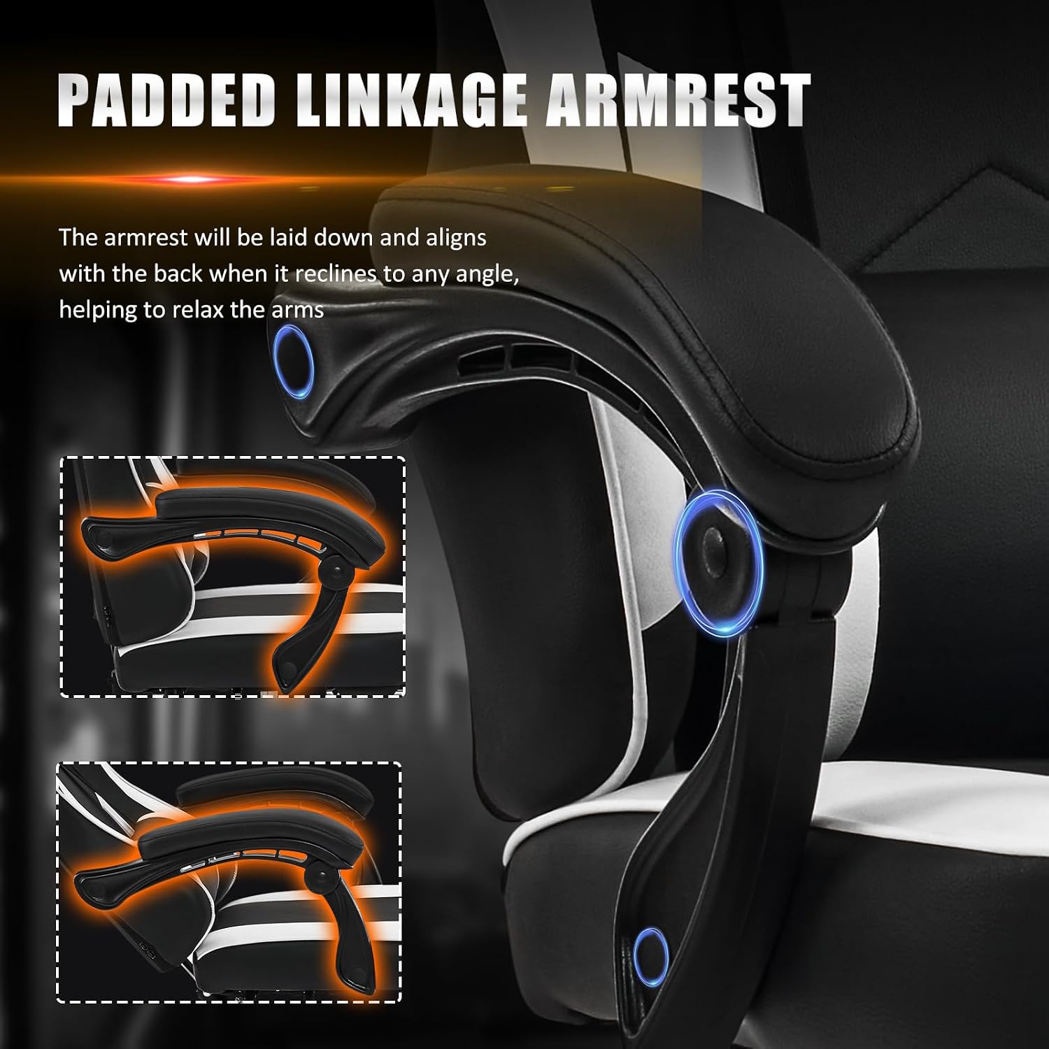 Gaming Chair with Footrest, Vi - Video Games recension och pris