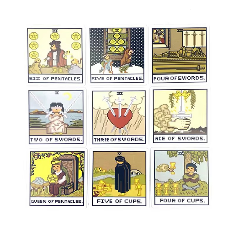 8 Bit Fantasy Tarot Deck Card  - Tarot Cards Deck With Guidebook recension och pris