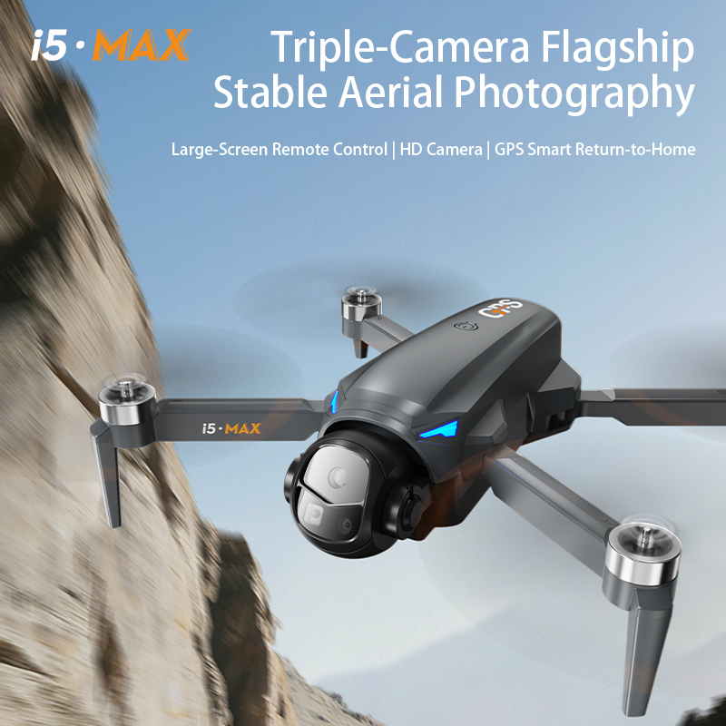 Original i5 MAX GPS Obstacle A - Fpv Brushless Rc Drone 4K recension och pris