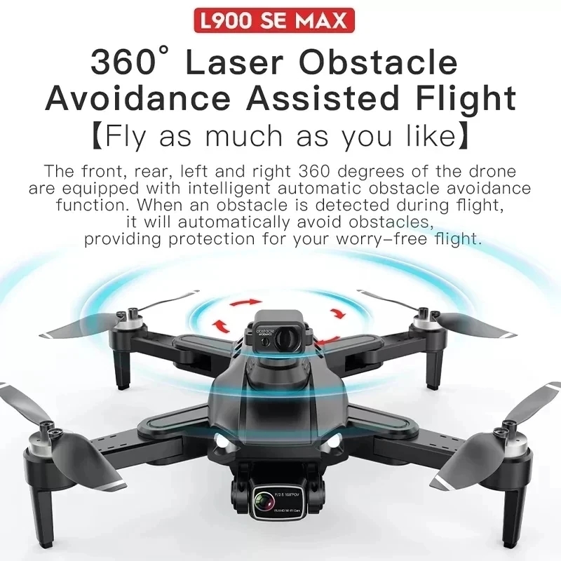 L900 Pro SE MAX GPS Drone 4K P - Fpv Brushless Rc Drone 4K recension och pris