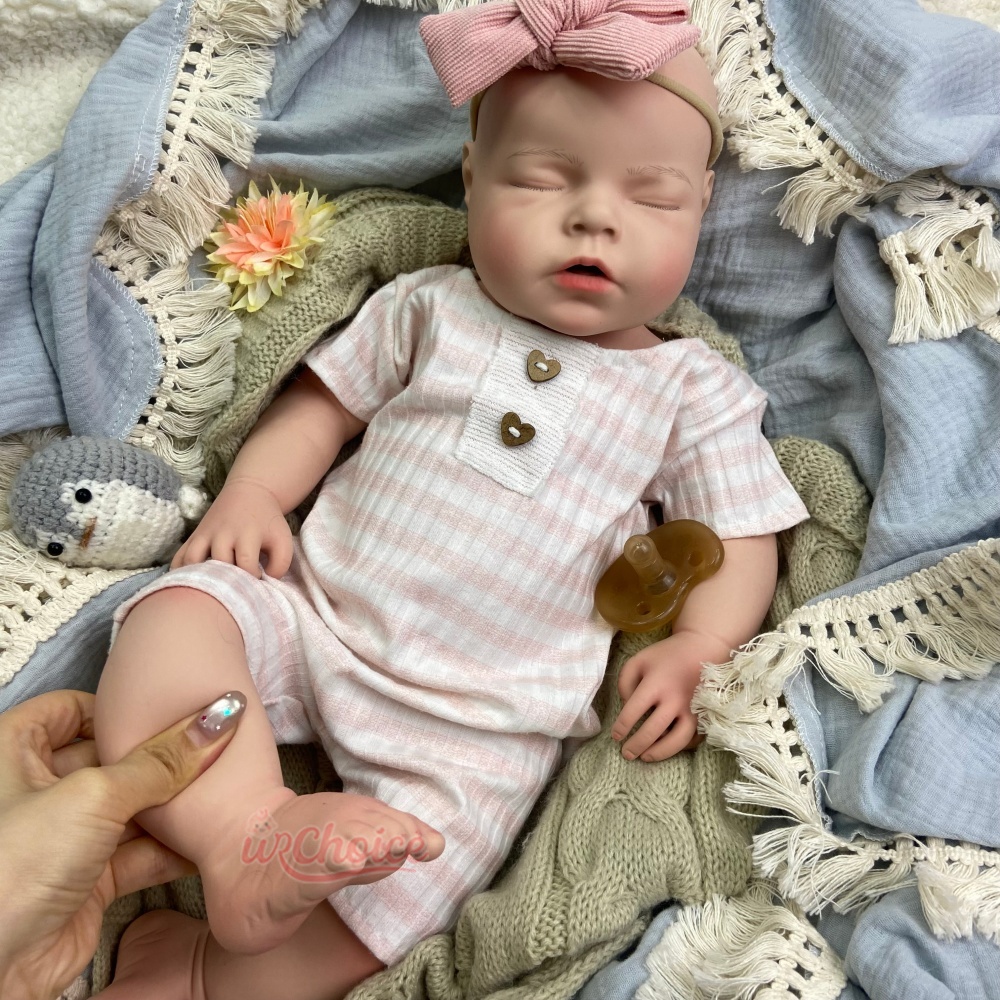 20Inch Chubby Weighted Girl Li - Reborn Baby Doll Silicone Realistic recension och pris