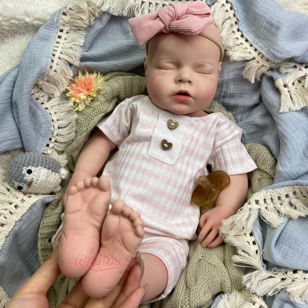 20Inch Chubby Weighted Girl Li - Reborn Baby Doll Silicone Realistic recension och pris