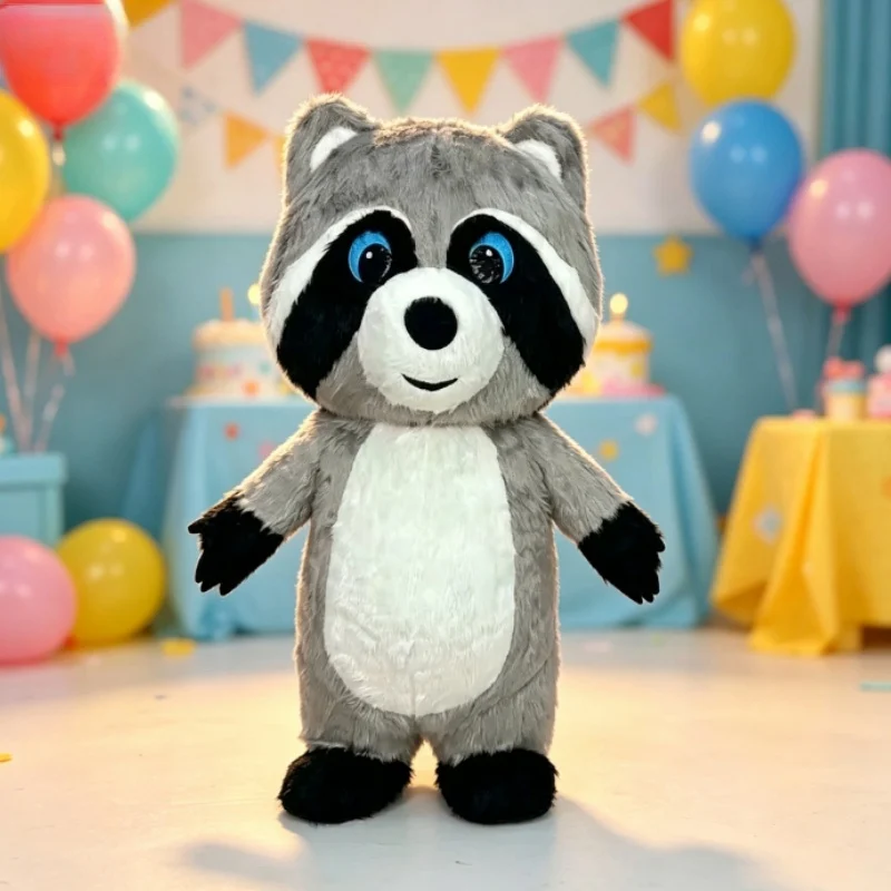 Grey Plush Inflatable Raccoon  - Dolls recension och pris