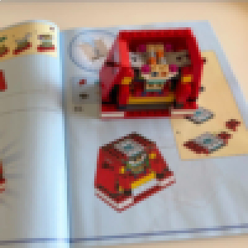 In-stock White-Bearded Santa B - Building Blocks recension och pris