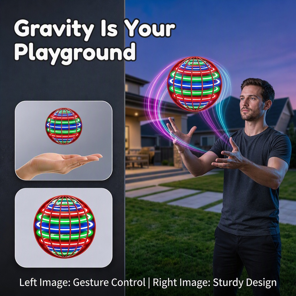Magic Flying Spinner Ball Cont - Stem Solar Robot Kit For Kids recension och pris